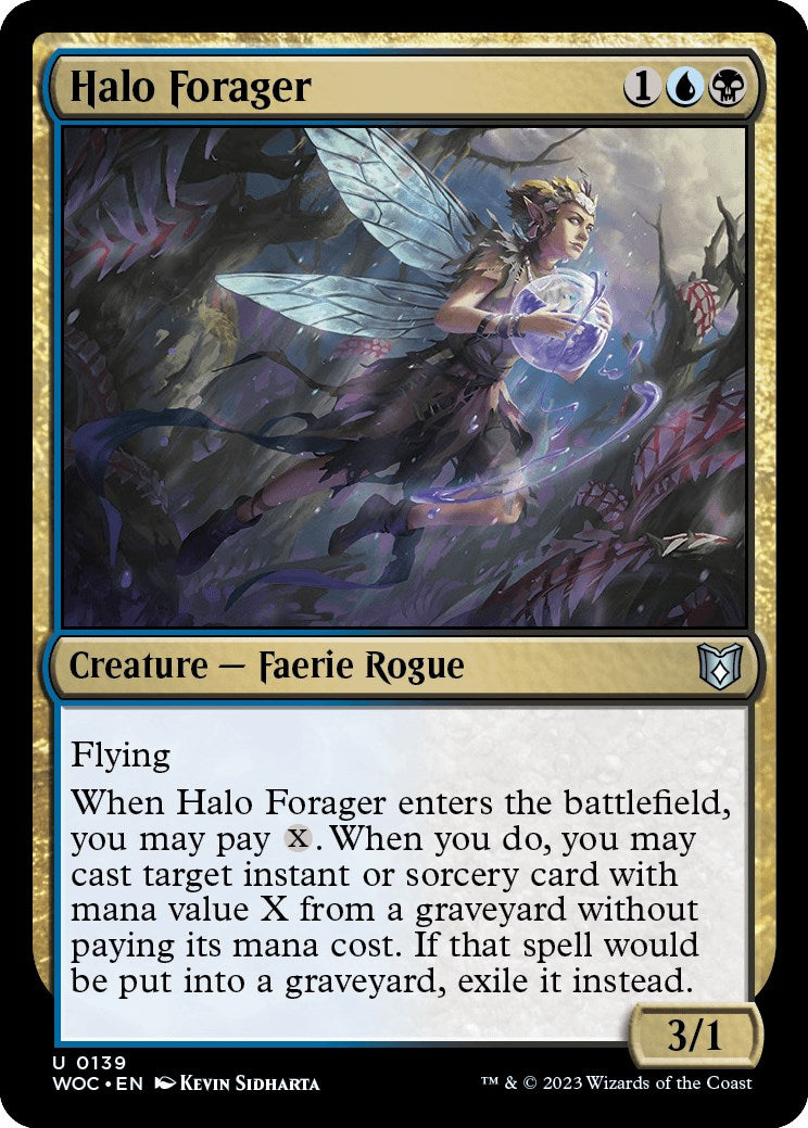 Halo Forager [Wilds of Eldraine Commander] | Good Games Adelaide SA