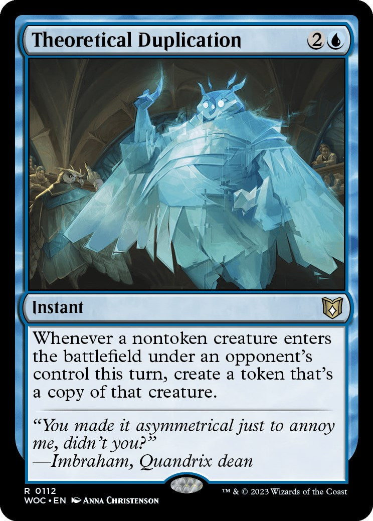 Theoretical Duplication [Wilds of Eldraine Commander] | Good Games Adelaide SA