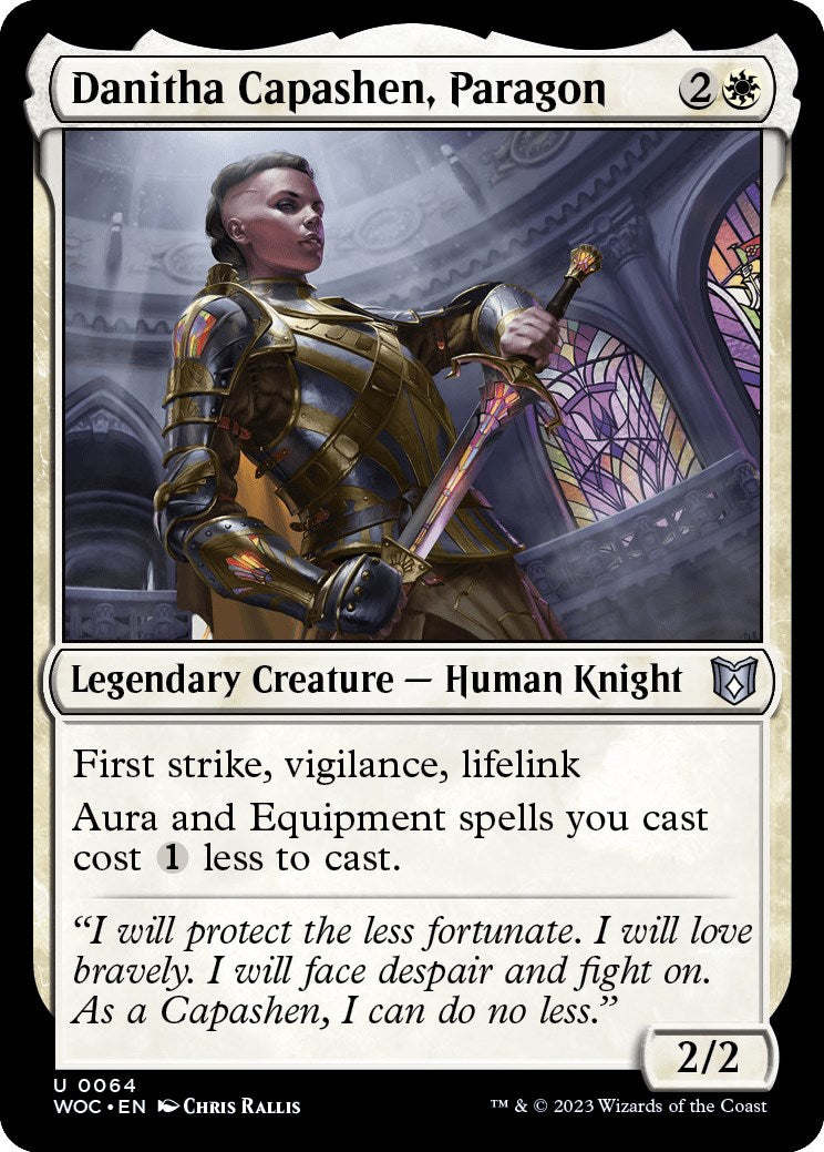 Danitha Capashen, Paragon [Wilds of Eldraine Commander] | Good Games Adelaide SA