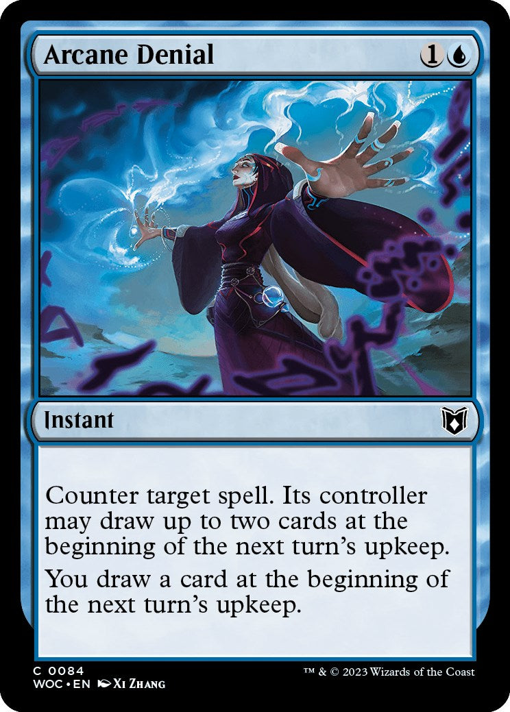 Arcane Denial [Wilds of Eldraine Commander] | Good Games Adelaide SA