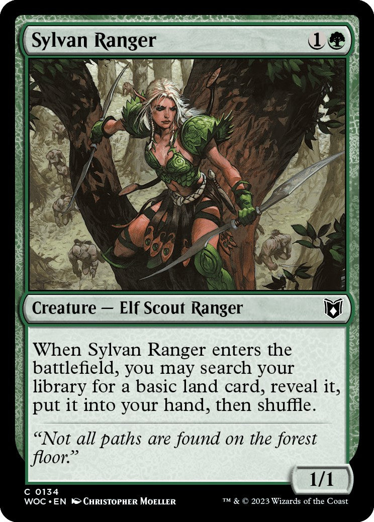 Sylvan Ranger [Wilds of Eldraine Commander] | Good Games Adelaide SA