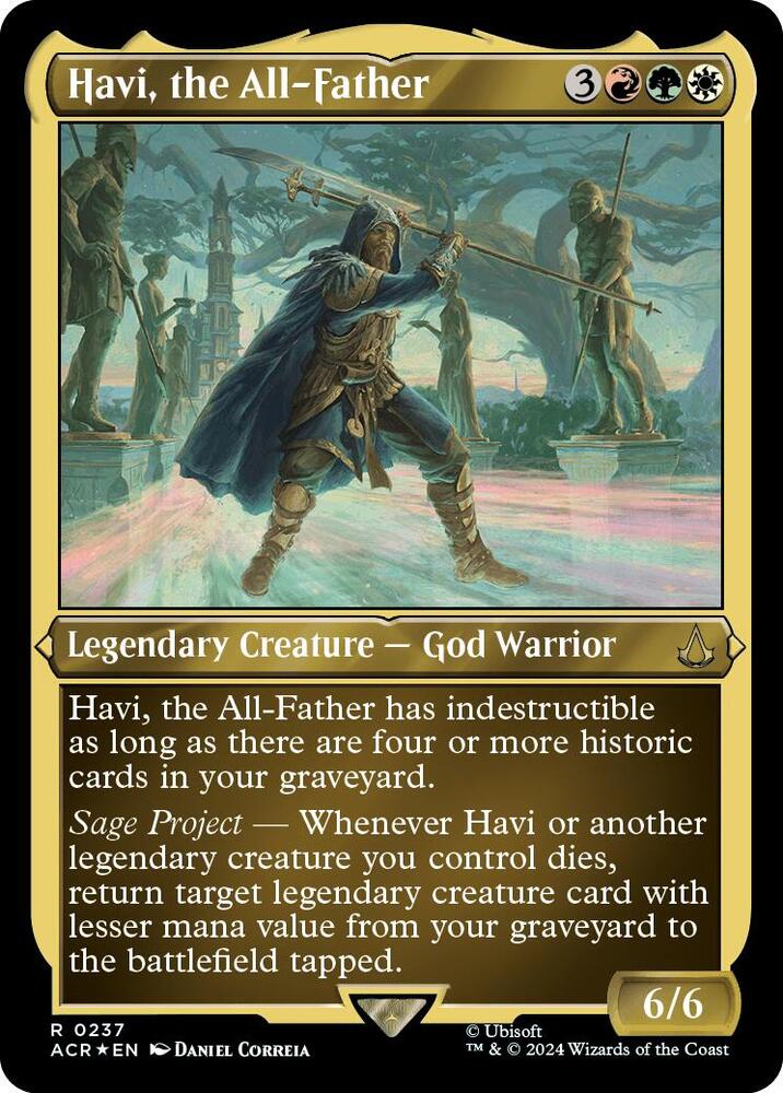Havi the All Father Foil Etched 237 (Universes Beyond: Assassin's Creed)  - Foil | Good Games Adelaide SA