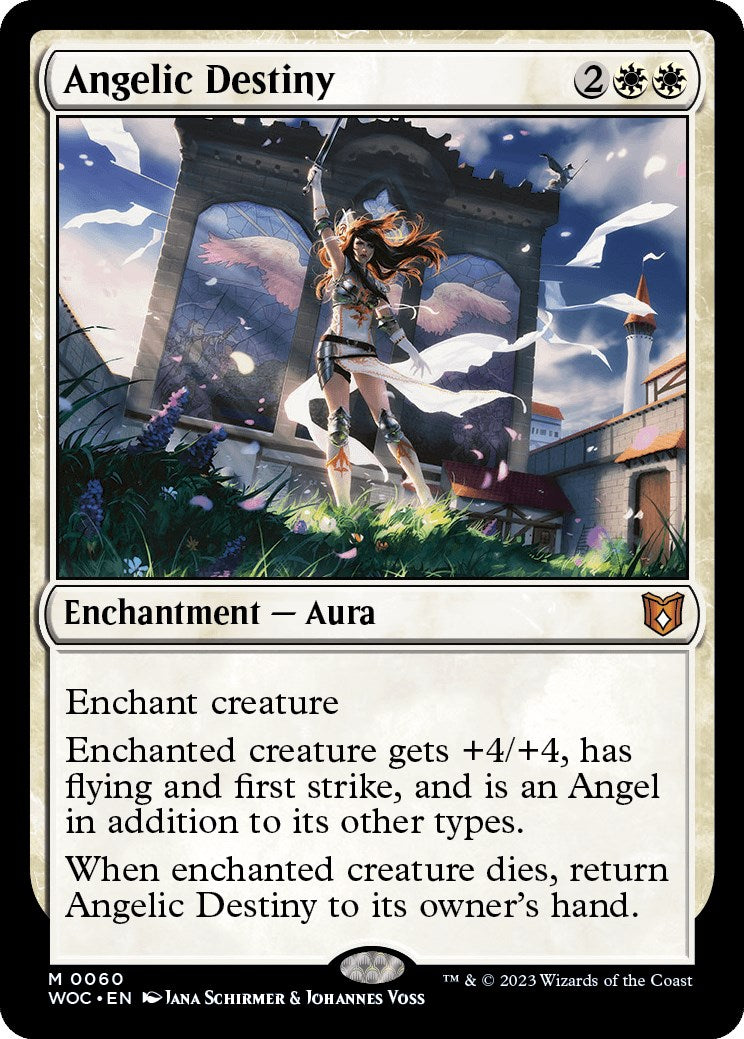 Angelic Destiny [Wilds of Eldraine Commander] | Good Games Adelaide SA