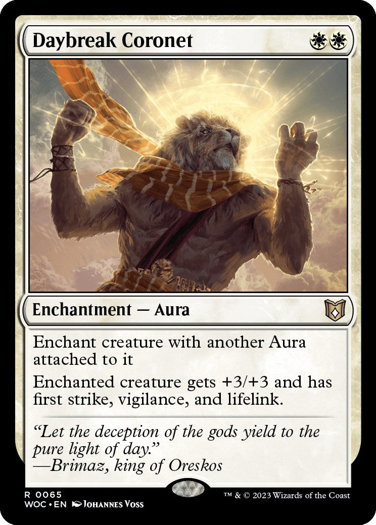 Daybreak Coronet [Wilds of Eldraine Commander] | Good Games Adelaide SA