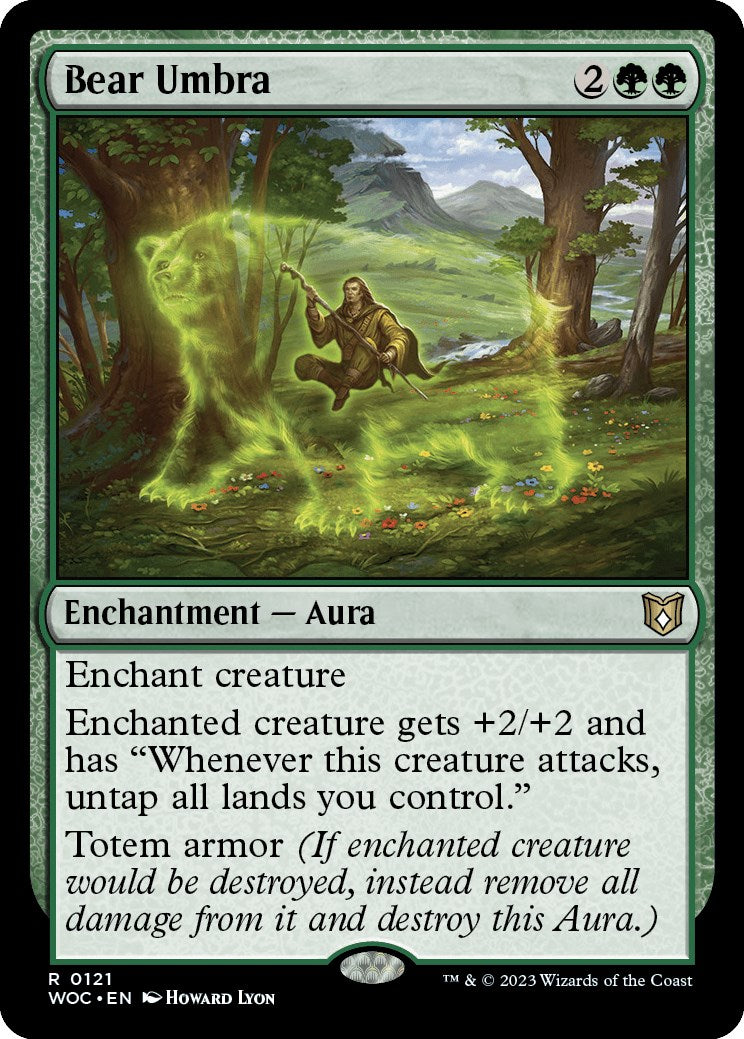 Bear Umbra [Wilds of Eldraine Commander] | Good Games Adelaide SA