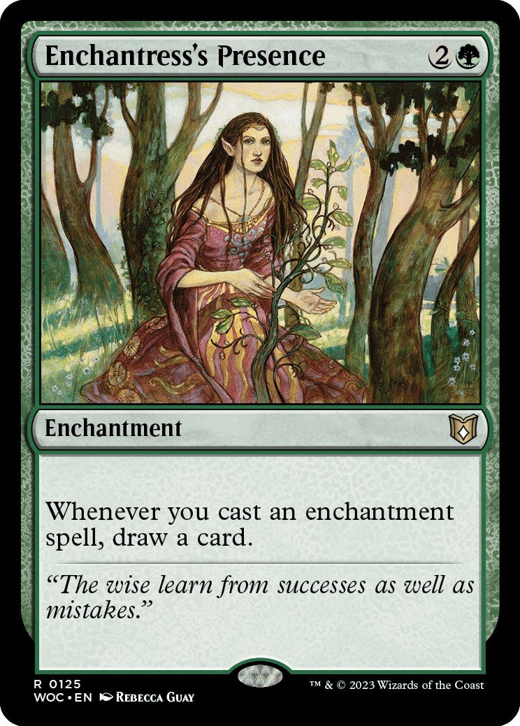 Enchantress's Presence [Wilds of Eldraine Commander] | Good Games Adelaide SA