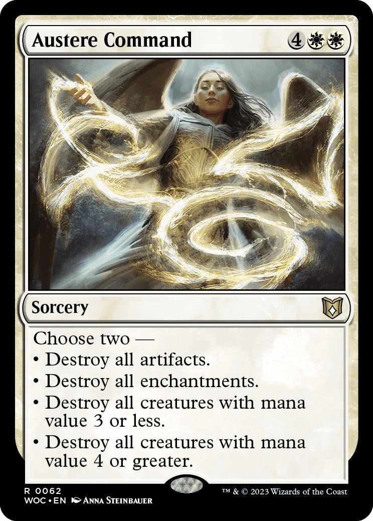 Austere Command [Wilds of Eldraine Commander] | Good Games Adelaide SA