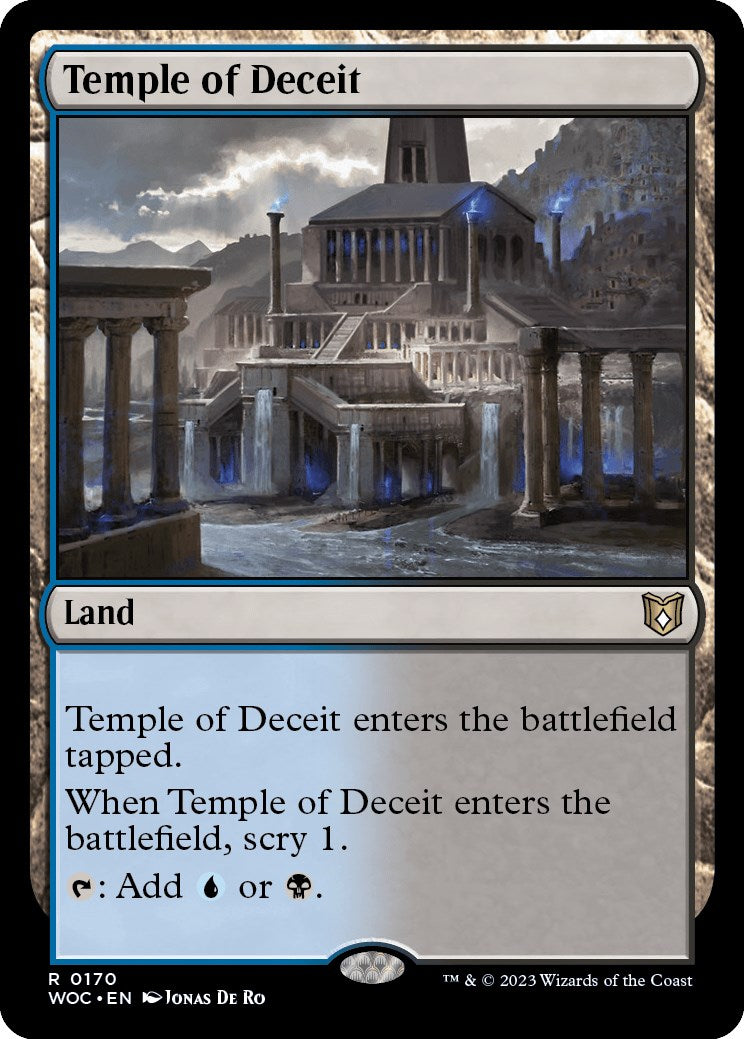 Temple of Deceit [Wilds of Eldraine Commander] | Good Games Adelaide SA