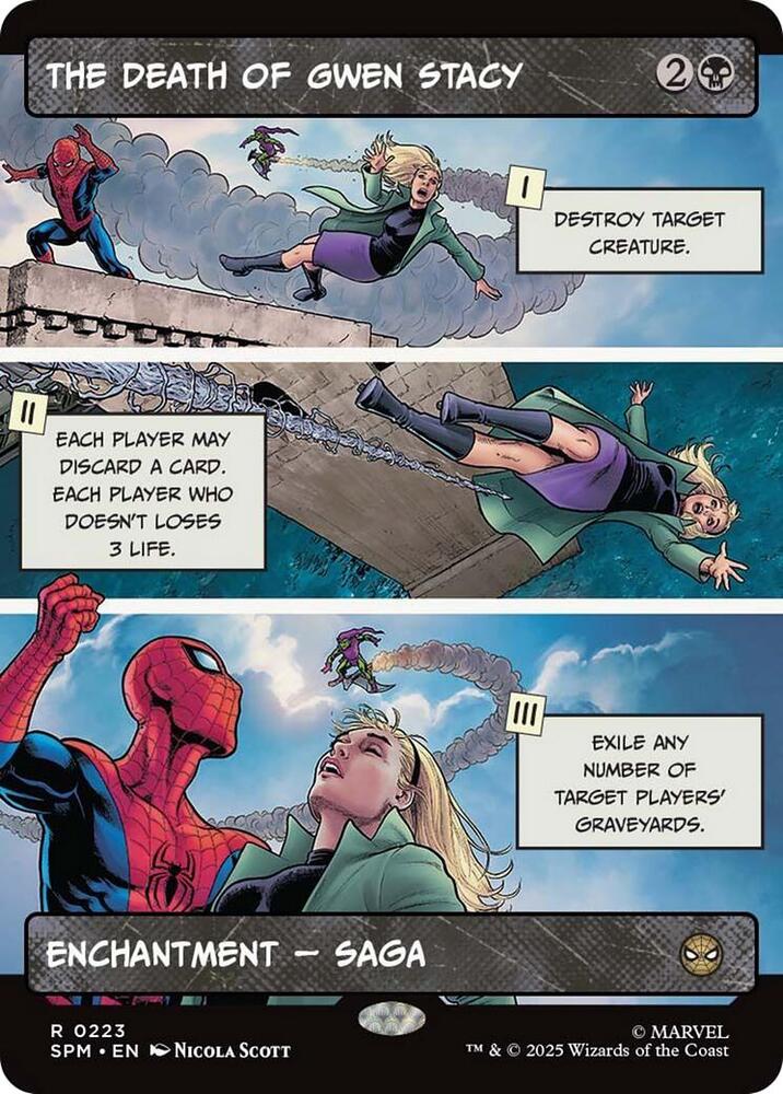 The Death of Gwen Stacy  223/198 (Marvel's Spider-Man)  - Showcase | Good Games Adelaide SA
