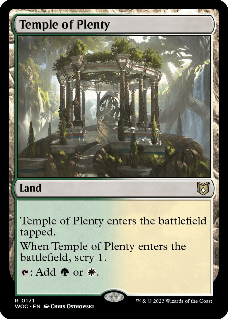 Temple of Plenty [Wilds of Eldraine Commander] | Good Games Adelaide SA