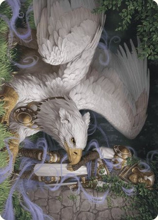 Dutiful Griffin Art Card [Wilds of Eldraine Art Series] | Good Games Adelaide SA