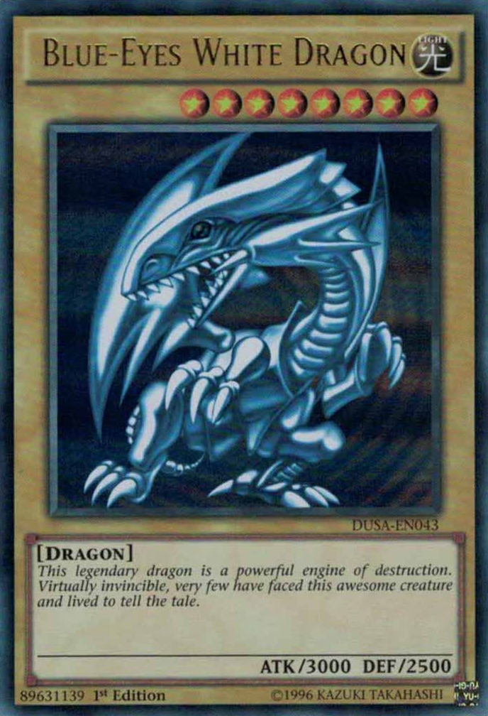 Blue-Eyes White Dragon [DUSA-EN043] Ultra Rare | Good Games Adelaide SA
