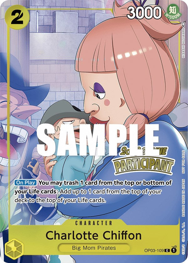 Charlotte Chiffon (Online Regional 2023) [Participant] [One Piece Promotion Cards] | Good Games Adelaide SA