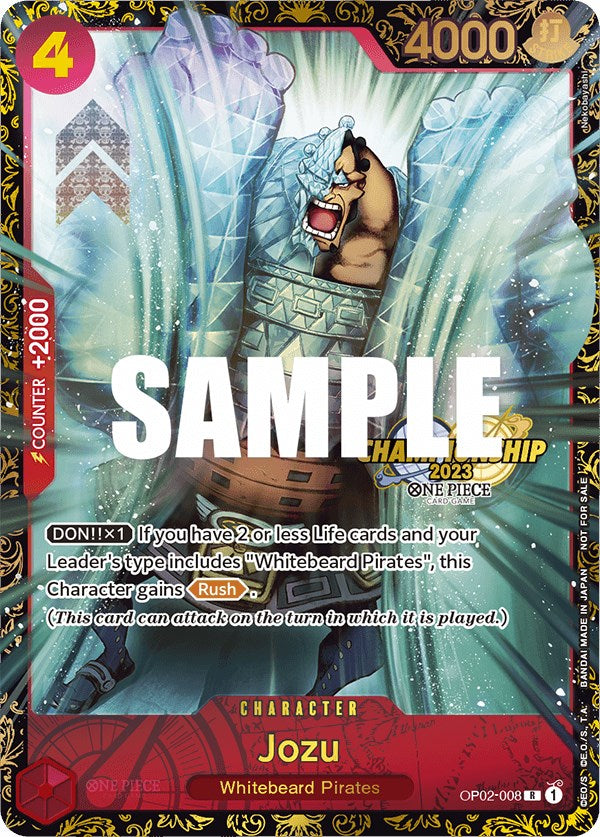 Jozu (Championship 2023) [One Piece Promotion Cards] | Good Games Adelaide SA