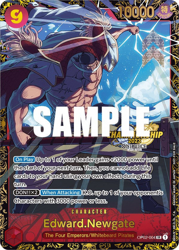 Edward.Newgate (Championship 2023) [One Piece Promotion Cards] | Good Games Adelaide SA