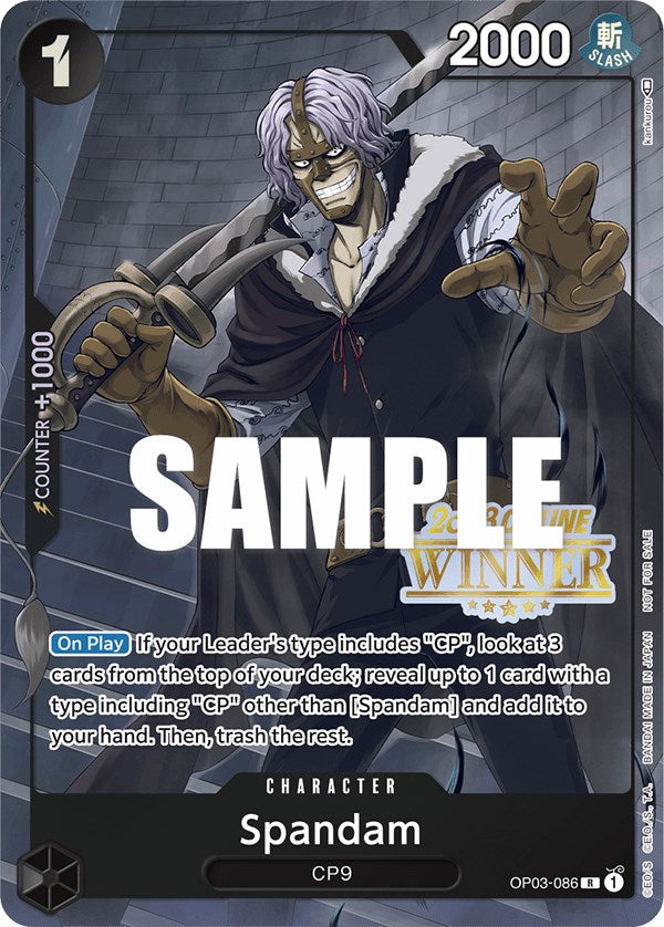 Spandam (Online Regional 2023) [Winner] [One Piece Promotion Cards] | Good Games Adelaide SA