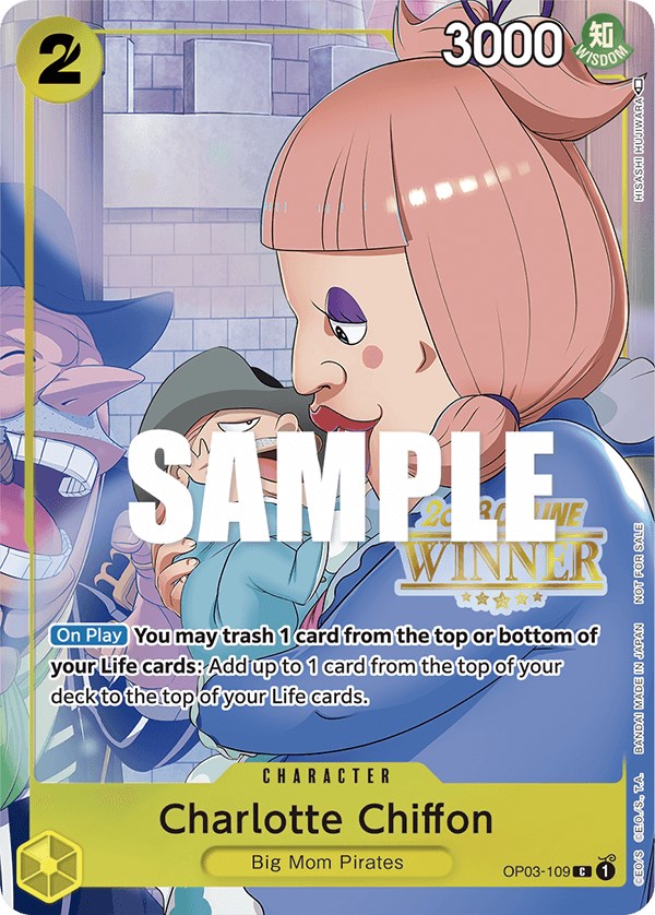 Charlotte Chiffon (Online Regional 2023) [Winner] [One Piece Promotion Cards] | Good Games Adelaide SA