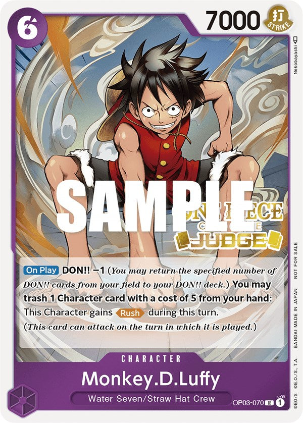 Monkey.D.Luffy (Judge Pack Vol. 2) [One Piece Promotion Cards] | Good Games Adelaide SA