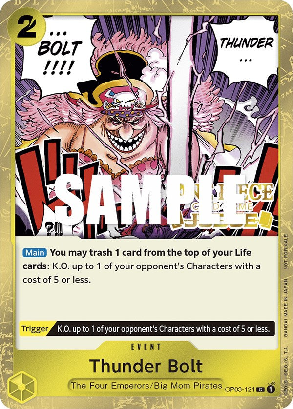 Thunder Bolt (Judge Pack Vol. 2) [One Piece Promotion Cards] | Good Games Adelaide SA