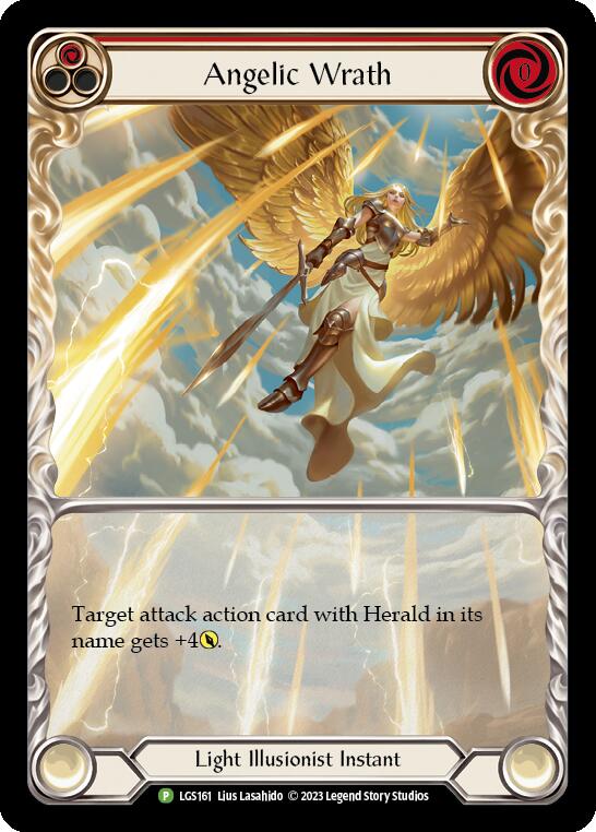 Angelic Wrath (Red) [LGS161] (Promo)  Rainbow Foil | Good Games Adelaide SA