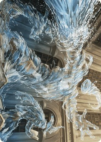 Splashy Spellcaster Art Card [Wilds of Eldraine Art Series] | Good Games Adelaide SA