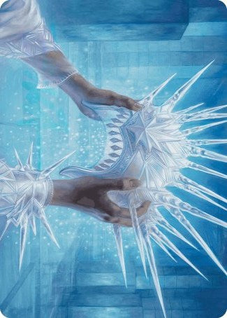 Hylda's Crown of Winter Art Card [Wilds of Eldraine Art Series] | Good Games Adelaide SA