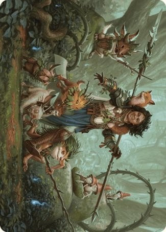 Ellivere of the Wild Court Art Card [Wilds of Eldraine Art Series] | Good Games Adelaide SA