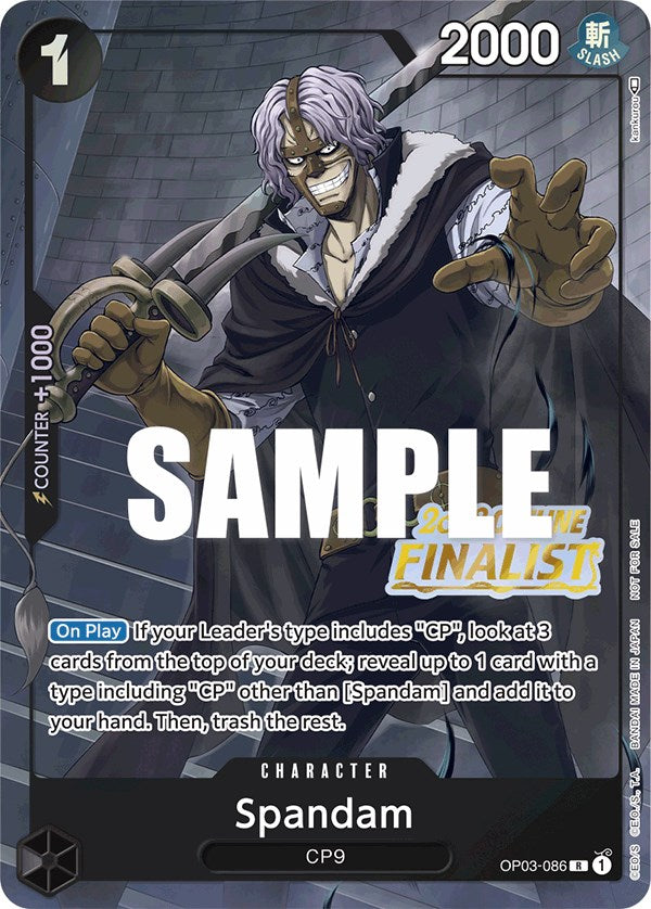 Spandam (Offline Regional 2023) [Finalist] [One Piece Promotion Cards] | Good Games Adelaide SA