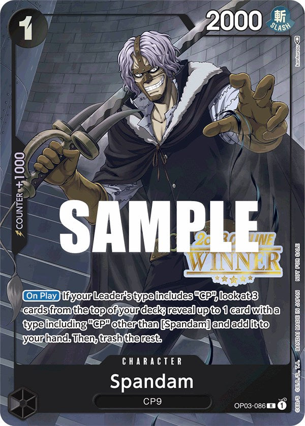 Spandam (Offline Regional 2023) [Winner] [One Piece Promotion Cards] | Good Games Adelaide SA