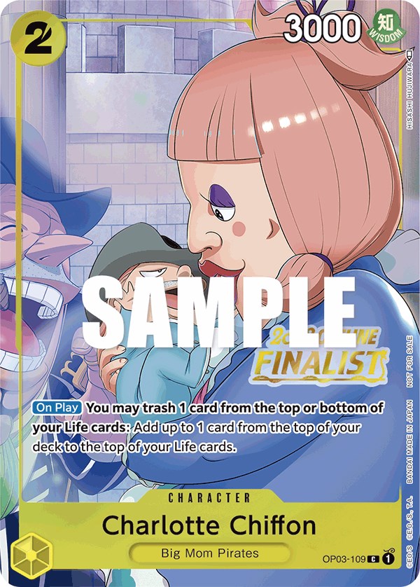 Charlotte Chiffon (Offline Regional 2023) [Finalist] [One Piece Promotion Cards] | Good Games Adelaide SA