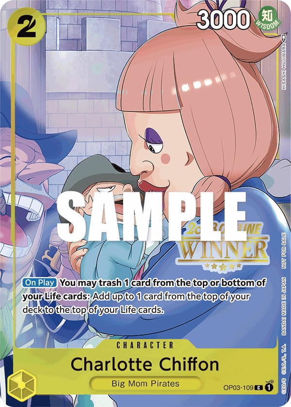 Charlotte Chiffon (Offline Regional 2023) [Winner] [One Piece Promotion Cards] | Good Games Adelaide SA