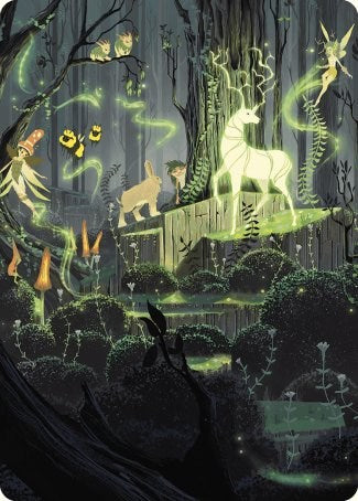 Primal Vigor Art Card [Wilds of Eldraine Art Series] | Good Games Adelaide SA