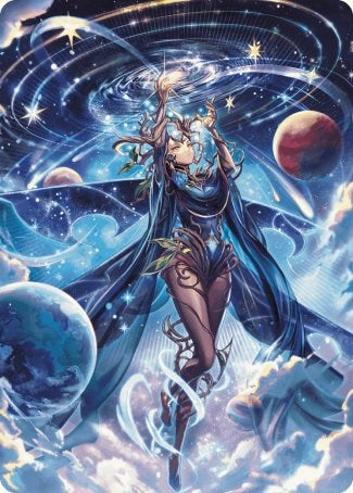 Omniscience Anime Art Card [Wilds of Eldraine Art Series] | Good Games Adelaide SA