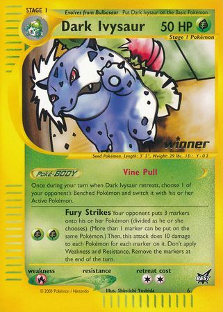 Dark Ivysaur (6) (Winner) [Best of Promos] | Good Games Adelaide SA