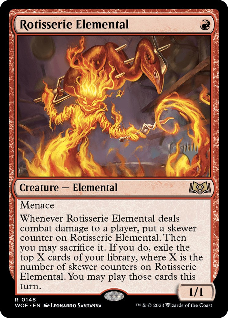 Rotisserie Elemental (Promo Pack) [Wilds of Eldraine Promos] | Good Games Adelaide SA