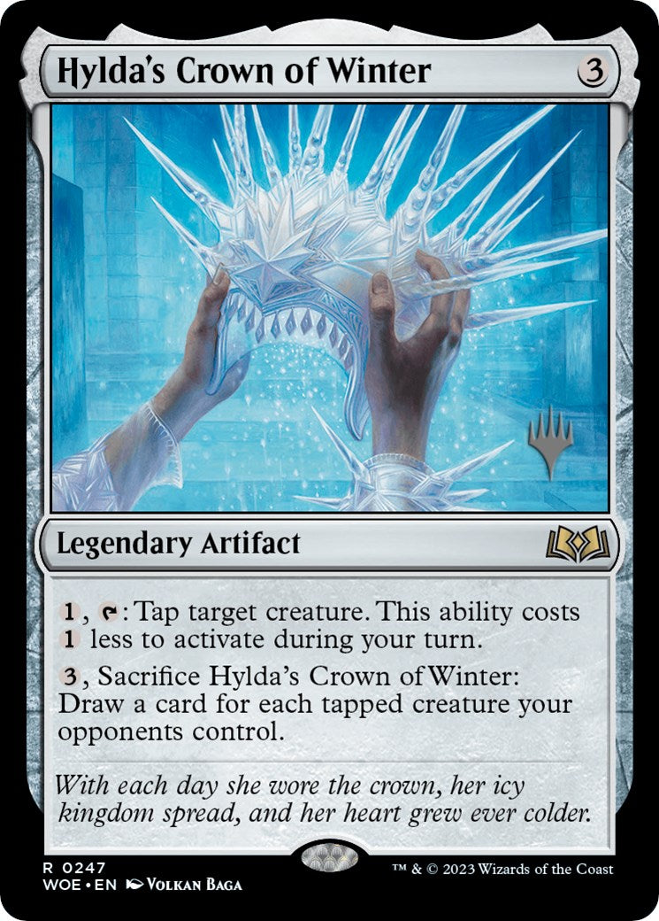 Hylda's Crown of Winter (Promo Pack) [Wilds of Eldraine Promos] | Good Games Adelaide SA