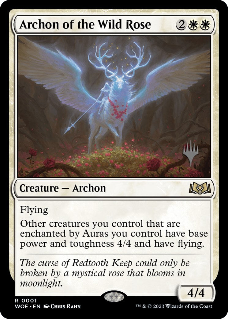 Archon of the Wild Rose (Promo Pack) [Wilds of Eldraine Promos] | Good Games Adelaide SA