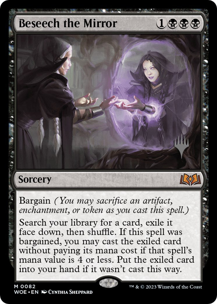 Beseech the Mirror (Promo Pack) [Wilds of Eldraine Promos] | Good Games Adelaide SA