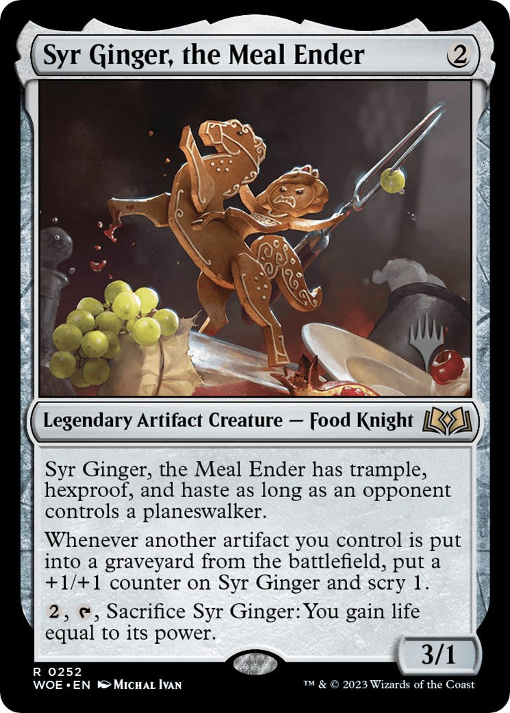 Syr Ginger, the Meal Ender (Promo Pack) [Wilds of Eldraine Promos] | Good Games Adelaide SA