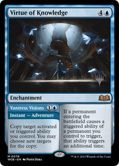Virtue of Knowledge // Vantress Visions (Promo Pack) [Wilds of Eldraine Promos] | Good Games Adelaide SA