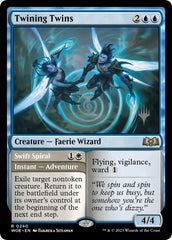 Twining Twins // Swift Spiral (Promo Pack) [Wilds of Eldraine Promos] | Good Games Adelaide SA