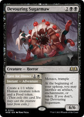 Devouring Sugarmaw // Have for Dinner(Promo Pack) [Wilds of Eldraine Promos] | Good Games Adelaide SA