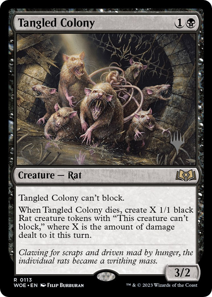 Tangled Colony (Promo Pack) [Wilds of Eldraine Promos] | Good Games Adelaide SA