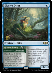 Elusive Otter // Grove's Bounty [Wilds of Eldraine Prerelease Promos] | Good Games Adelaide SA