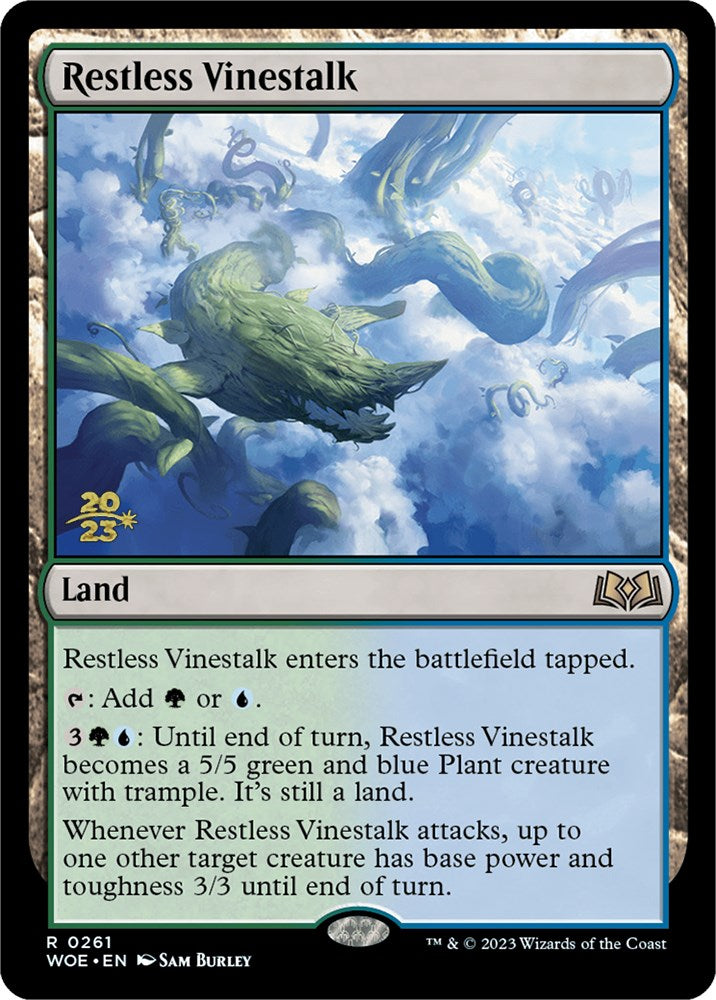 Restless Vinestalk [Wilds of Eldraine Prerelease Promos] | Good Games Adelaide SA