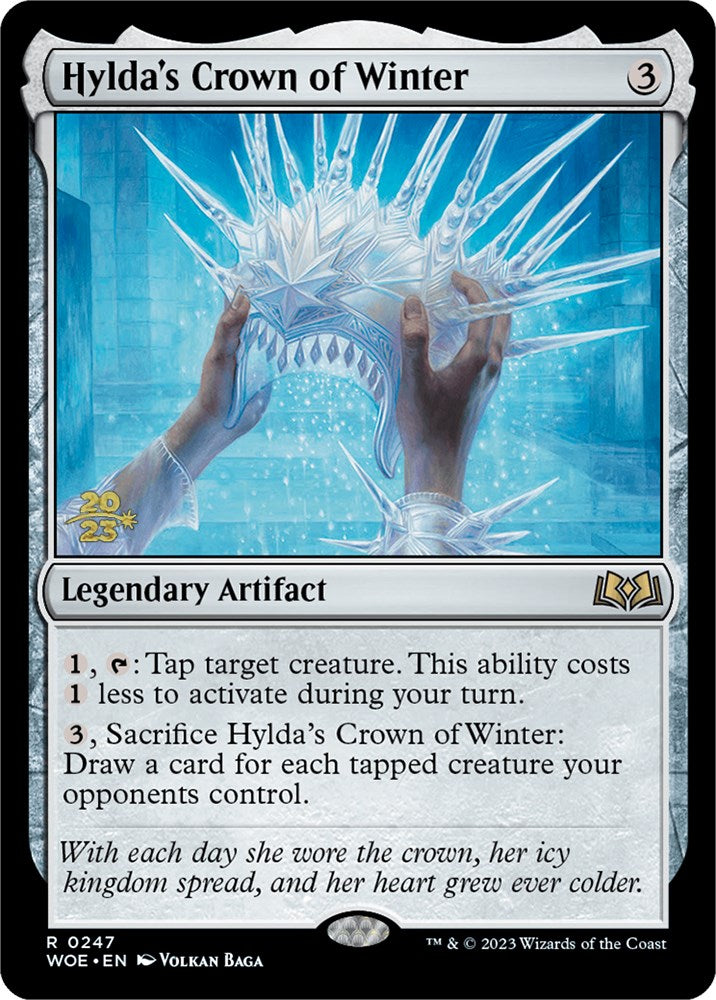 Hylda's Crown of Winter [Wilds of Eldraine Prerelease Promos] | Good Games Adelaide SA