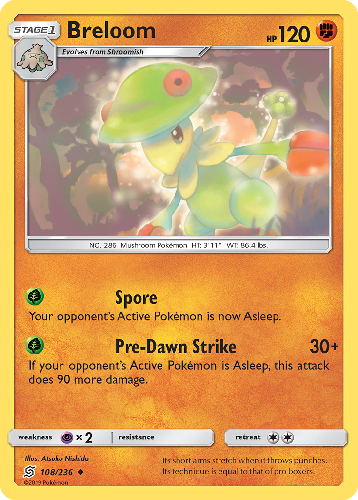 Breloom (108/236) [Sun & Moon: Unified Minds] | Good Games Adelaide SA