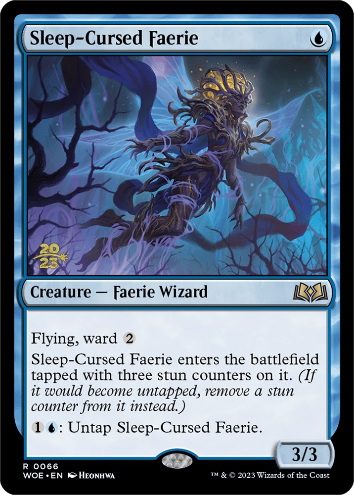 Sleep-Cursed Faerie [Wilds of Eldraine Prerelease Promos] | Good Games Adelaide SA