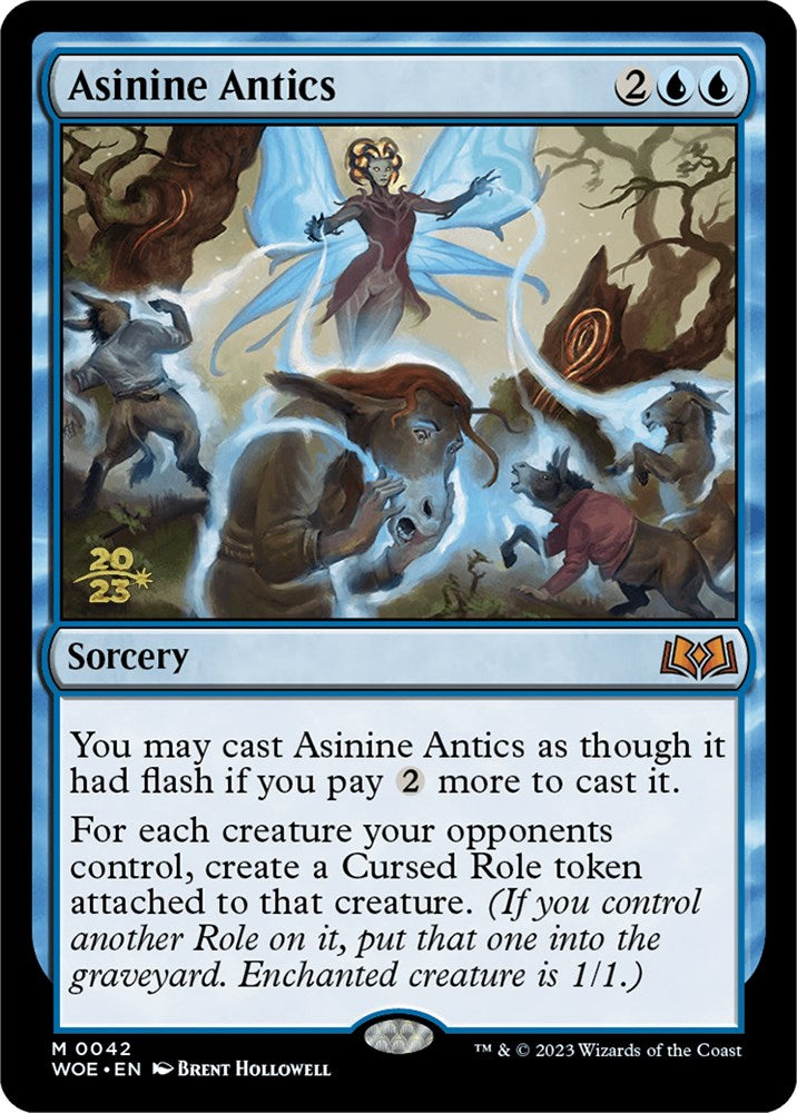 Asinine Antics [Wilds of Eldraine Prerelease Promos] | Good Games Adelaide SA