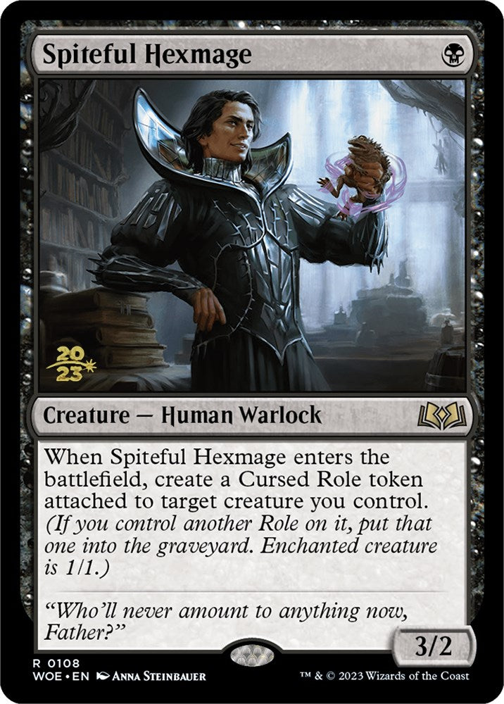 Spiteful Hexmage [Wilds of Eldraine Prerelease Promos] | Good Games Adelaide SA